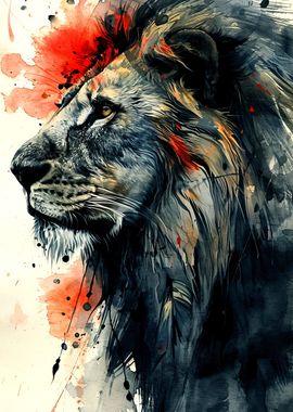 Lion Painting