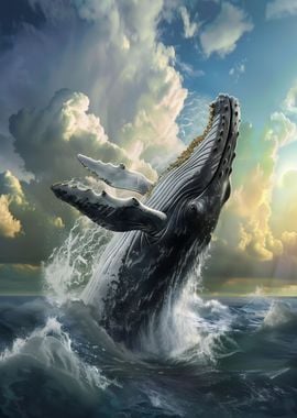 Whales Leap