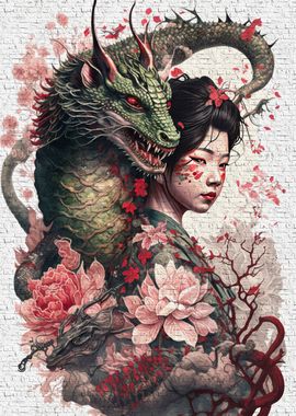 Dragon geisha