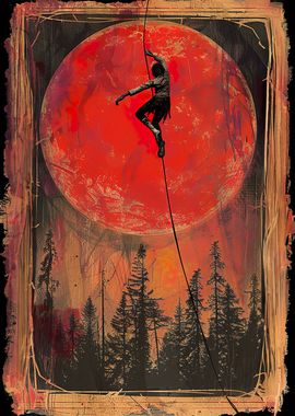 Man in the red Moon