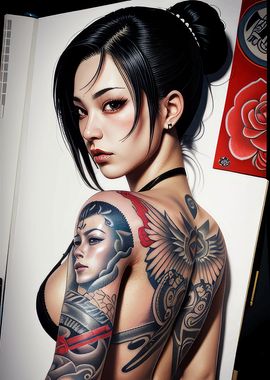 girl tatto fantasy