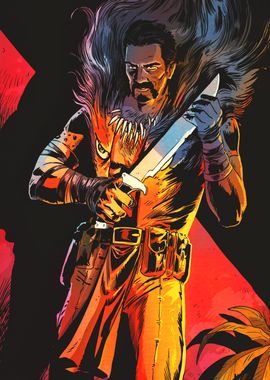 Kraven Sword Portrait