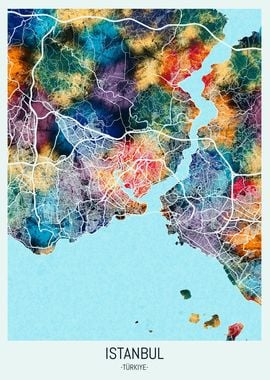 Istanbul Turkey Map