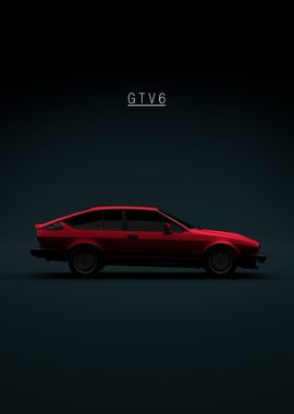 1986 Alfa Romeo GTV6 Red