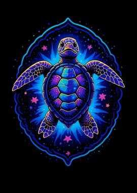 Neon Turtle