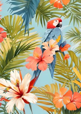 Macaw Tropical Solitude