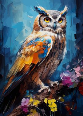 Owl Wildlife Art