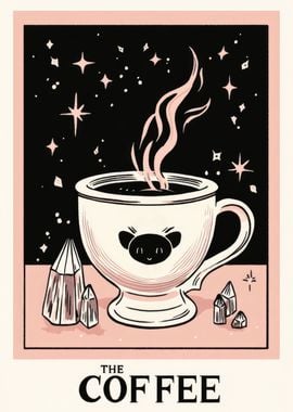 The Coffee Tarot Card