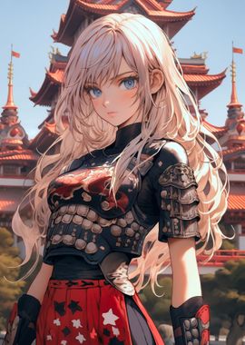 Anime Samurai Girl