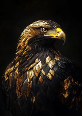 Black and Gold Eagle