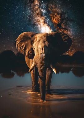 Elephant in the night