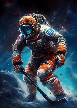 Ice Hockey Astronaut Sport