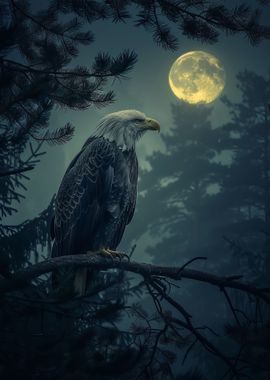 Eagle in the night