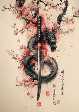 Dragon Samurai Katana