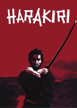 harakiri red minimalist