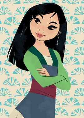 Mulan Bold Sketch