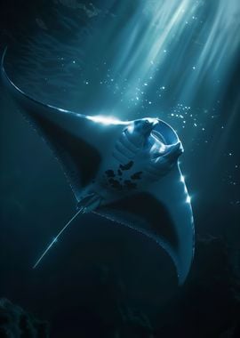 Manta Stingray Ocean