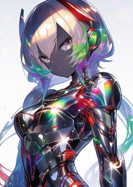 Cute Girl Cyborg