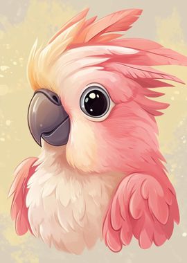 Cartoon Cute Parrot