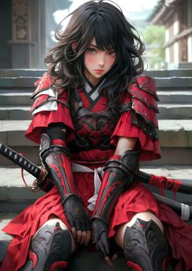 Cute Samurai Girl Assassin