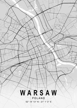 Warsaw Light Map