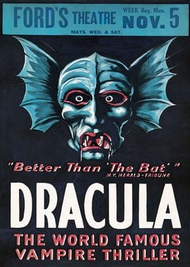 Vintage Dracula Poster