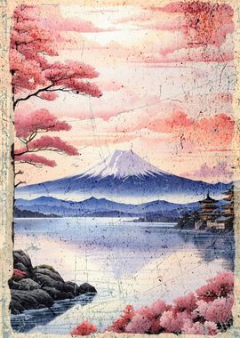 Vintage Japan Landscape