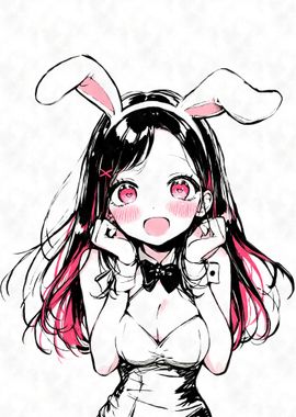 Happy Bunny Girl Anime