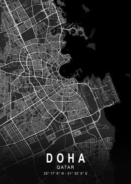 Doha Dark Map