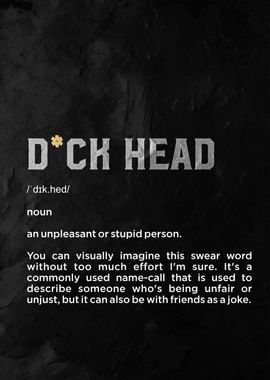 dick head definition