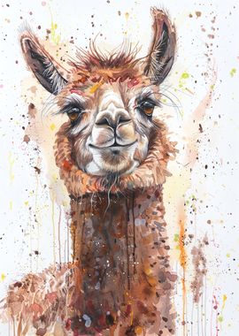 Lama Alpaka Cute Animals