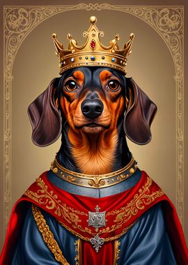 Dachshund Dog King