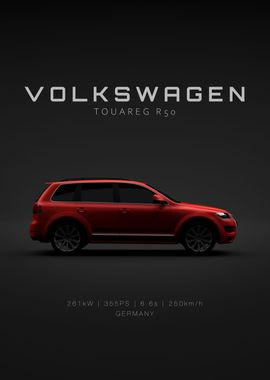 2008 VW Touareg R50 Red Sp