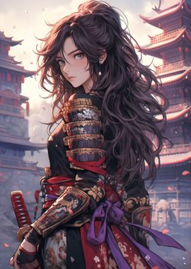 Majestic Samurai Girl