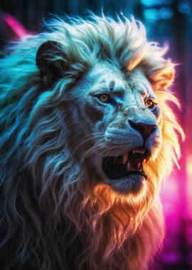 Neon Lion