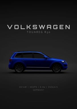 VW Touareg R50 Blue Specs