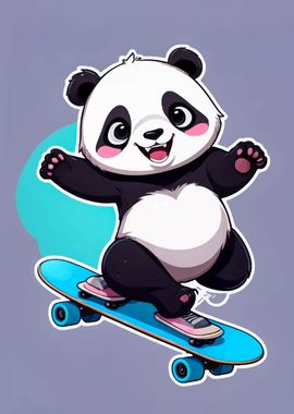 Panda Skateboard