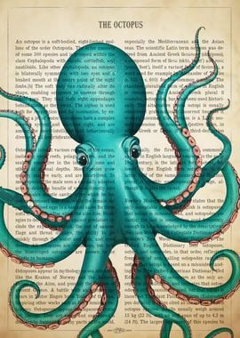 Turquoise Octopus