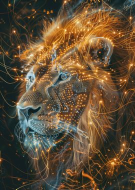 Detailed Lion In Nature