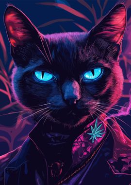 Neon Cat