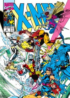 X-Men Group Fight