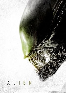 Alien Profile Poster