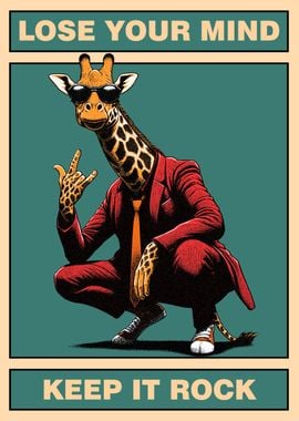 keep it rock giraffe