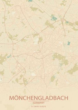 Monchengladbach GermanyMap