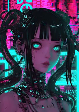 Cyberpunk Anime Girl