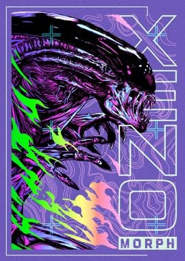 Xeno Purple Comic