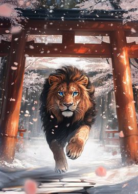 majestic lion torii