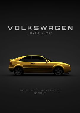 Corrado VR6 Yellow Specs