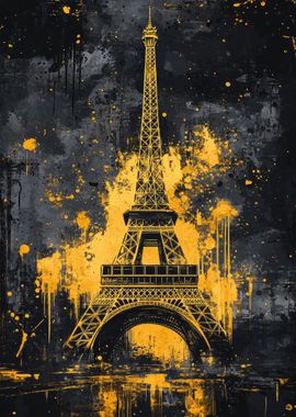 Abstract Eiffel Tower