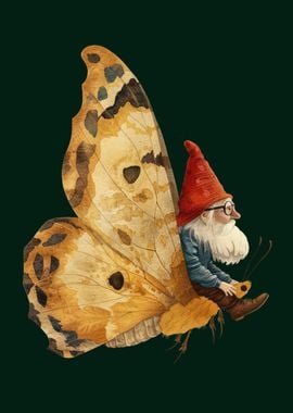 Moth Rider Gnome